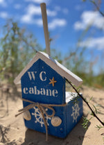 Brosse toilettes cabane de plage