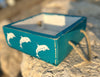 Boite de rangement "Bord de mer" avec anses en corde