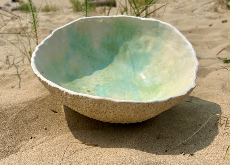 Saladier artisanal "Trésor des Rivages"