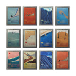 Calendrier 2026 CIEL GLUE – Thème Surf