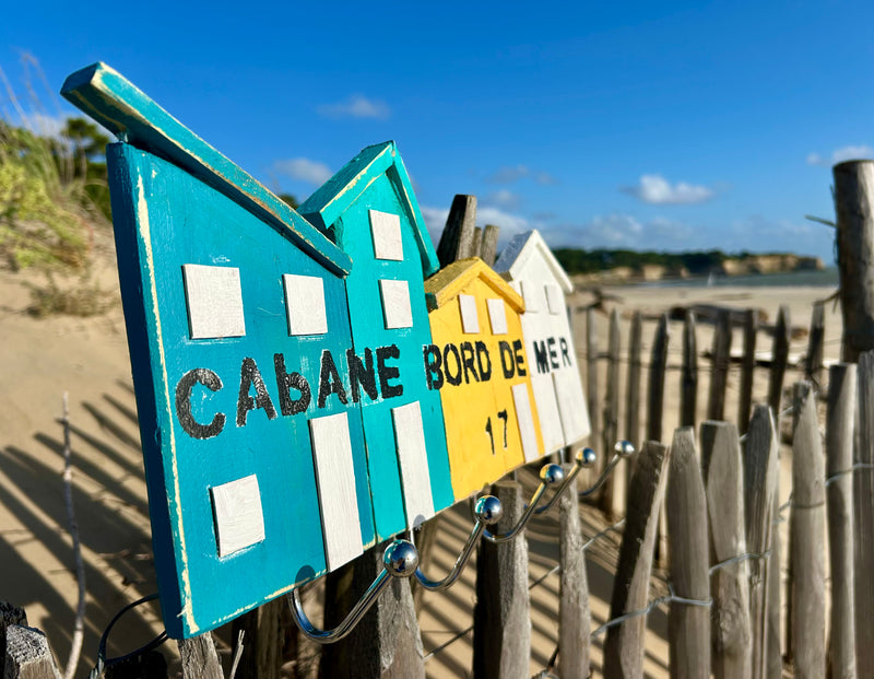 Patère Cabane bord de mer