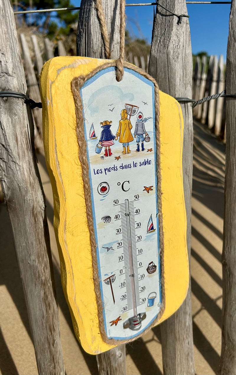 Thermomètre artisanal décoratif