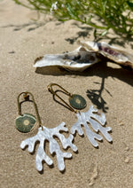 Boucles d'Oreilles artisanales "Corail"