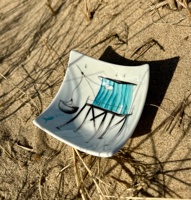 Mini coupelle, motif carrelet