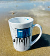 Mug en porcelaine, collection Les carrelets