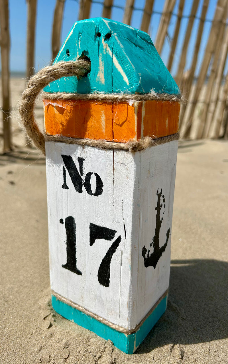 Bouée d'amarrage décorative en bois
