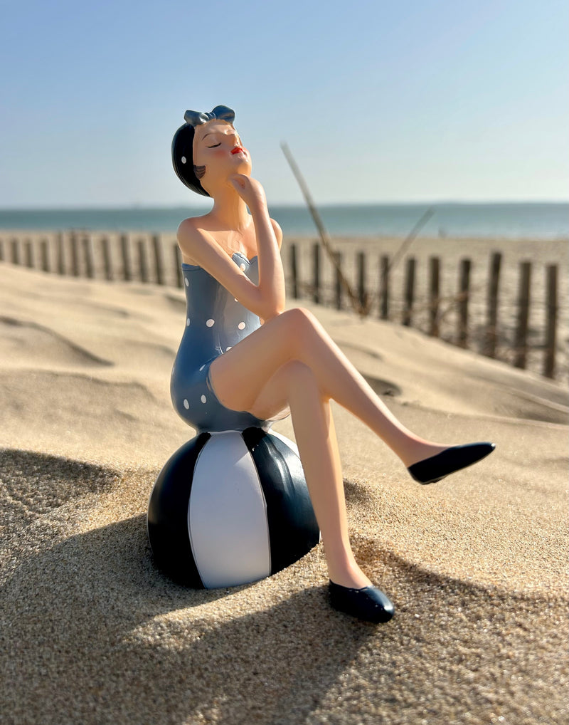 Figurine baigneuse "Suzette" & "Lucette" - Collection Littoral