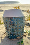 Vase en céramique émaillée - Collection "Bleu nuit"