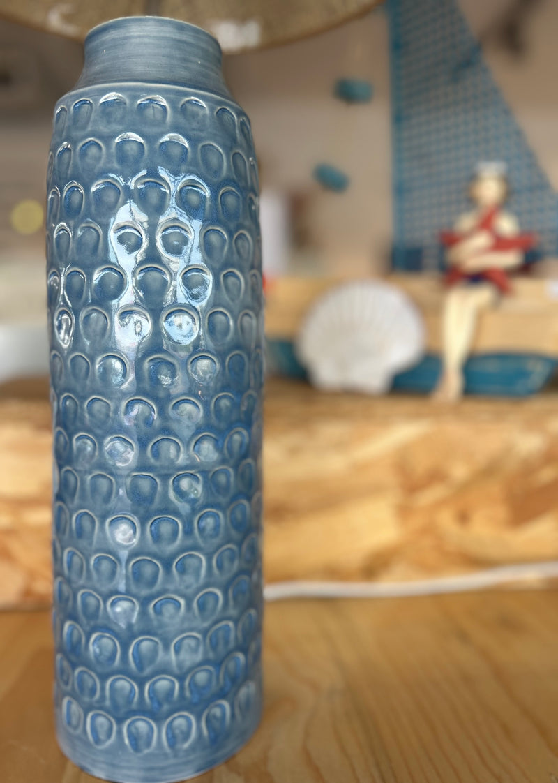 Lampe à poser "Ondes Bleues"