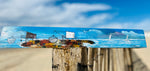 Peinture sur 1/2 douelle - "Sur les pas des Carrelets charentais"