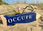 Suspension décorative poisson "Libre/occupé"