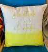 🐚 Coussin “La vie est belle” – Collection Côte de Beauté 45x45