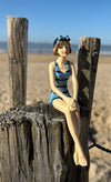 Figurine baigneuse assise - collection Littoral