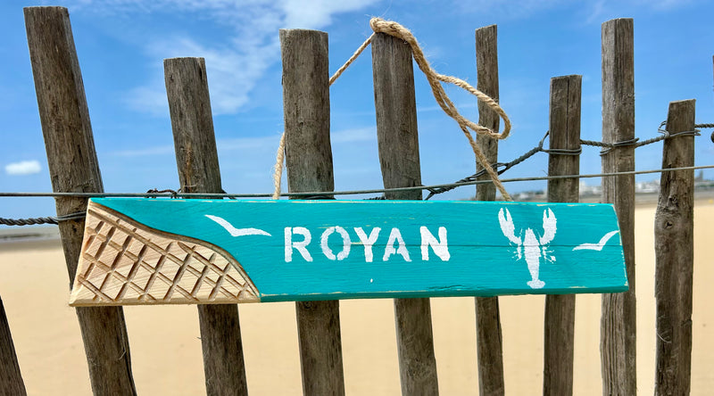 Décoration murale en bois  "Le littoral de la Côte de Beauté"