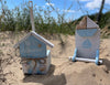 Brosse toilettes cabane de plage