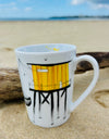 Mug en porcelaine, collection Les carrelets