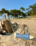Suspension décorative poisson "Libre/occupé"