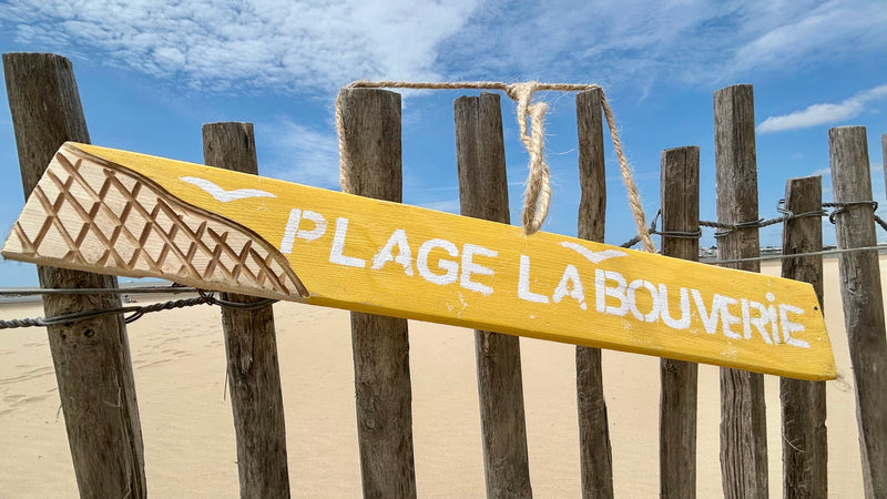 Décoration murale en bois  "Le littoral de la Côte de Beauté"
