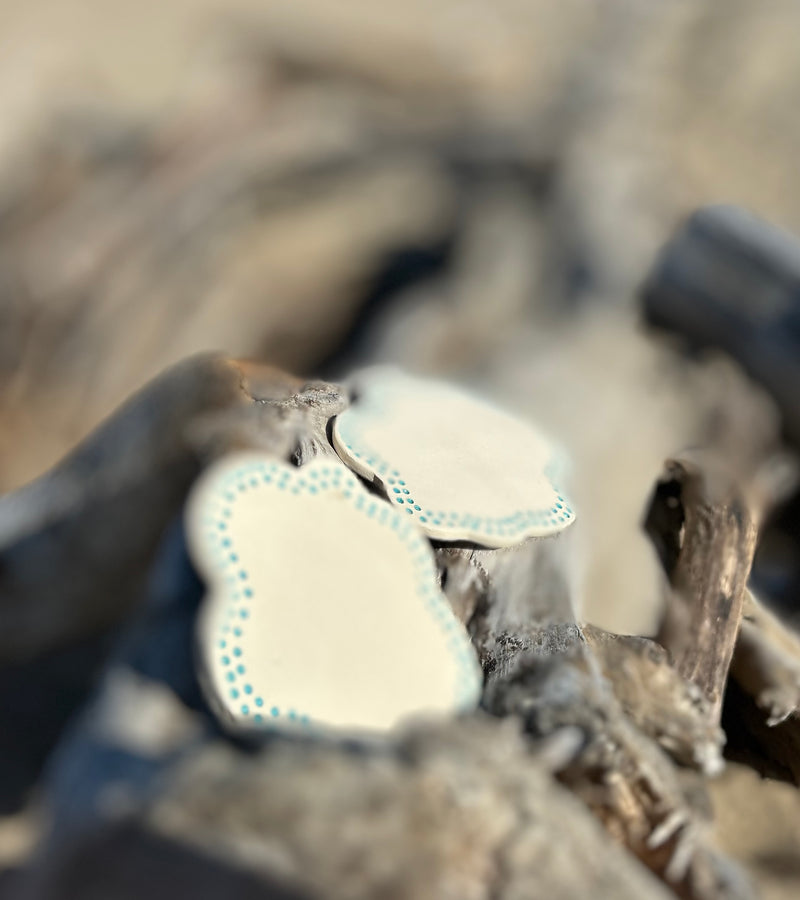 Dessous de plat "Eclat littoral" en céramique artisanale