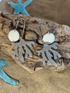Boucles d'Oreilles artisanales "Corail"