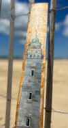 Peinture sur douelle - "Les phares de l'Atlantique"