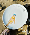 Assiette à Dessert en Porcelaine – Collection Les Baigneuses