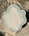 Dessous de plat "Eclat littoral" en céramique artisanale