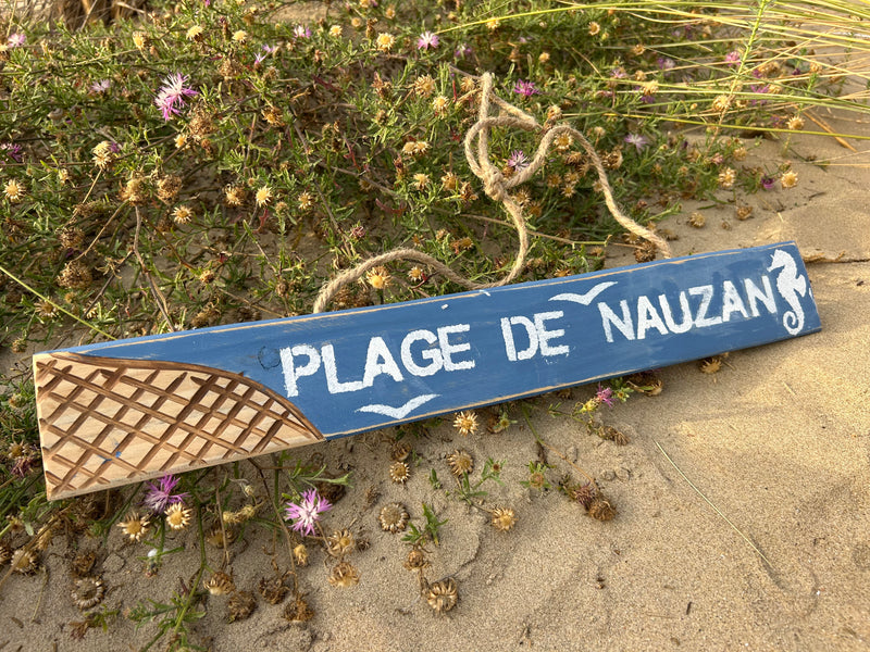 Décoration murale en bois  "Le littoral de la Côte de Beauté"