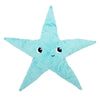 Peluche étoile de mer "Wahou" maman et son bébé bleu Aqua