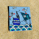 Magnet en résine Mam'zelle Olala