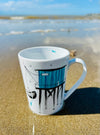 Mug en porcelaine, collection Les carrelets