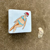 Petite Boite en porcelaine, collection "Les baigneuses"