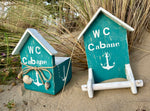 Cabane WC déco bord de mer