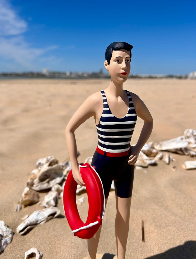 Figurine baigneur rétro Grand modèle