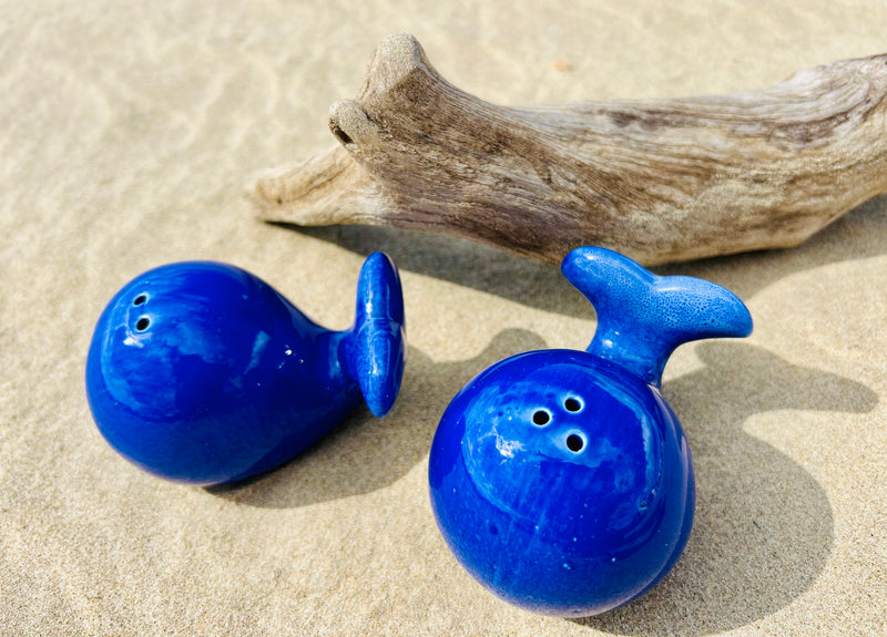 Salière & poivrière baleines