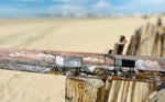 Peinture sur 1/2 douelle - "Sur les pas des Carrelets charentais"