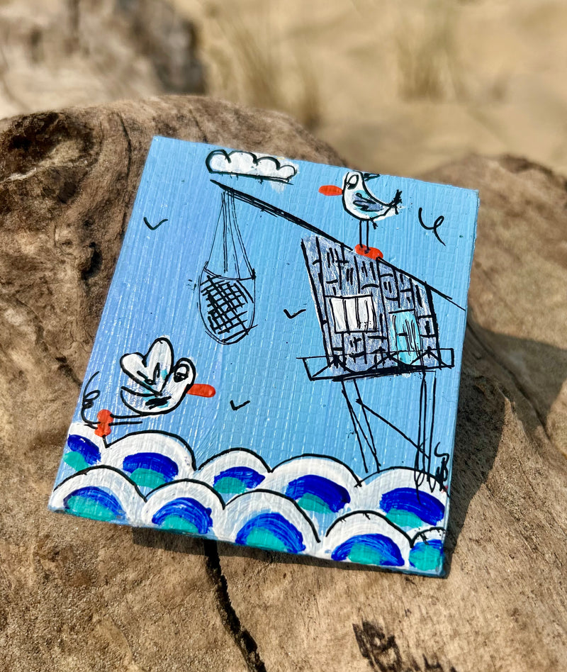Magnet en résine Mam'zelle Olala
