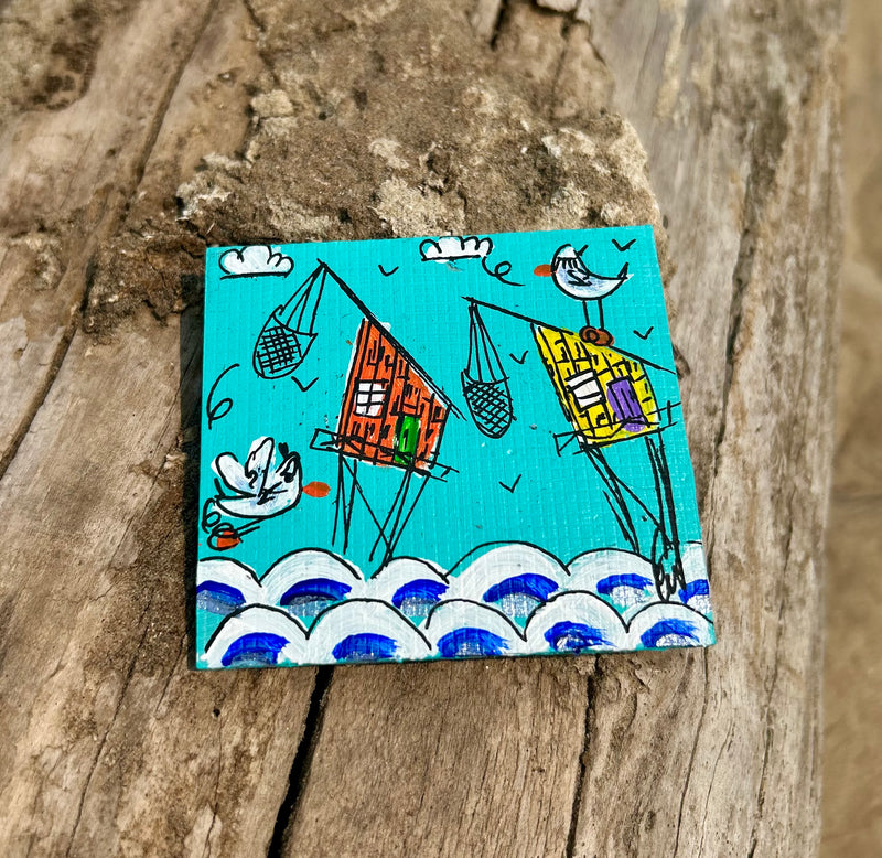 Magnet en résine Mam'zelle Olala