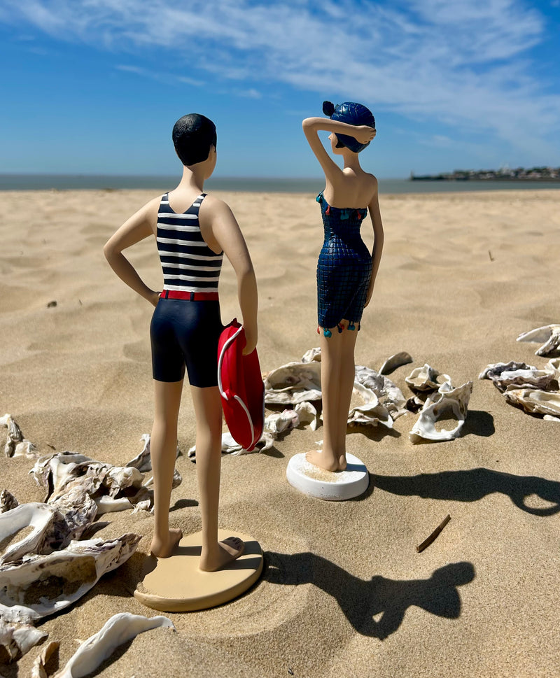 Figurine baigneur rétro Grand modèle