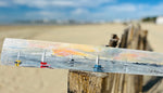 Peinture sur 1/2 douelle - voiliers