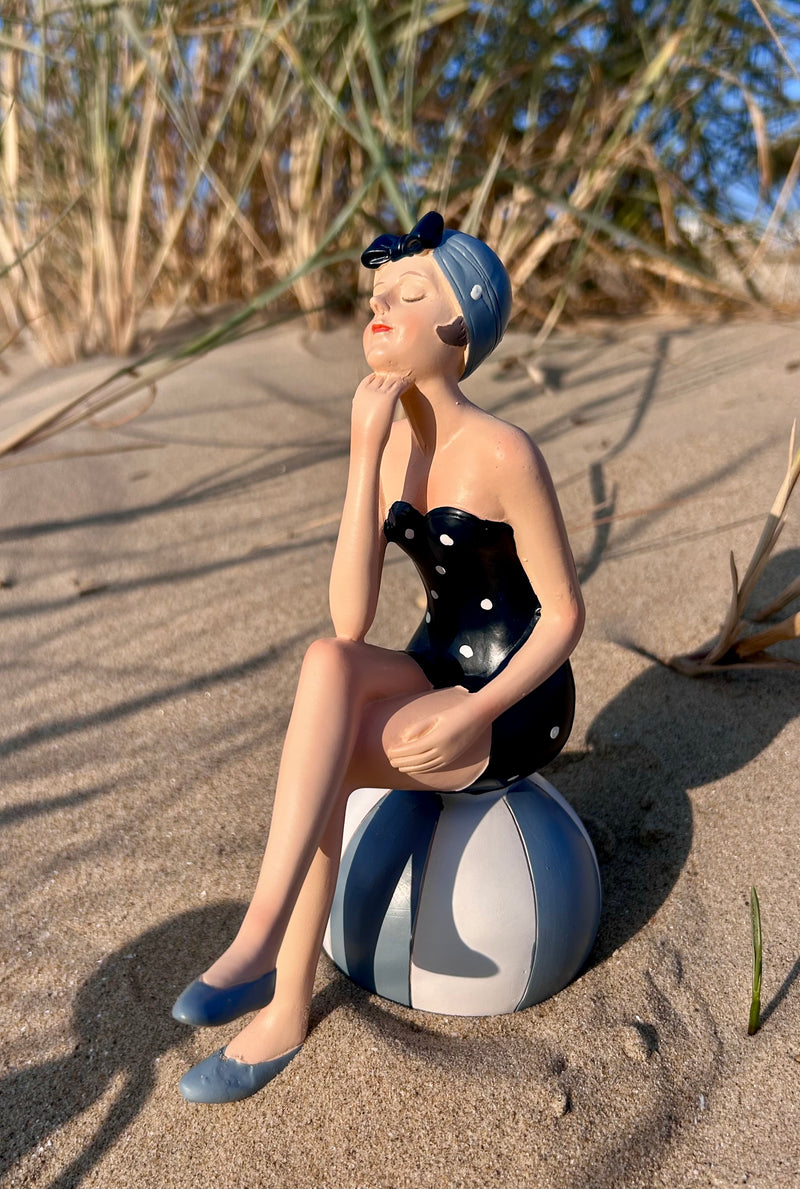Figurine baigneuse "Suzette" & "Lucette" - Collection Littoral
