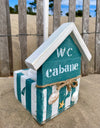 Brosse toilettes cabane de plage