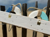 Patère murale en bois - Style bord de mer - 2 à 4 crochets métalliques