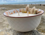 Bougie Ambre vanille "Flower"