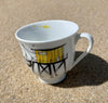Coffret de 4 tasses à café motif carrelet