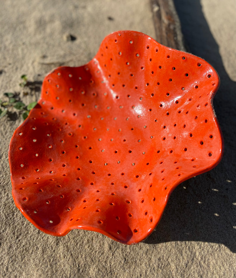 Coupe à fruits de présentation percée