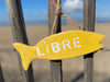 Suspension décorative poisson "Libre/occupé"