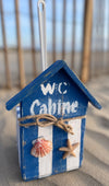 Brosse toilettes cabane de plage
