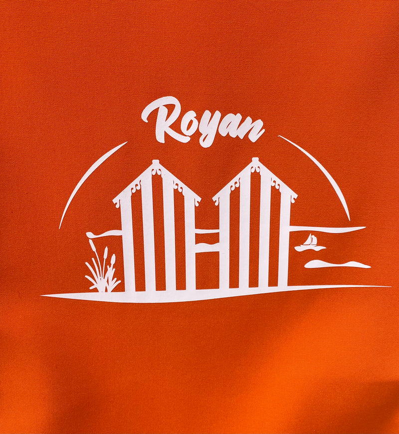 Toile de transat illustrée Royan
