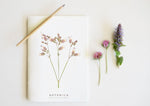 Carnet artisanal fleuri "Silène" • collection Botanica